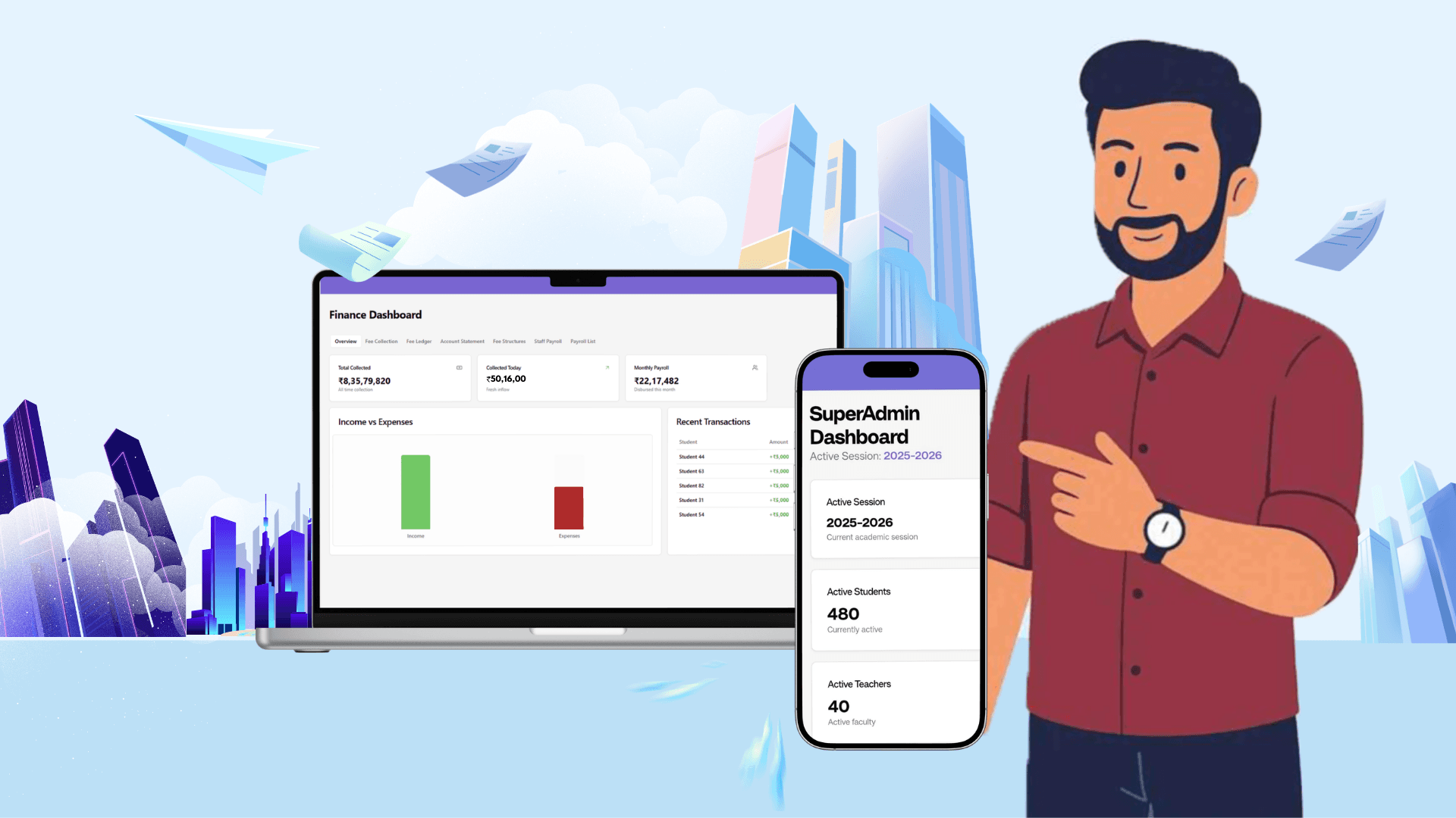 School dashboard overview